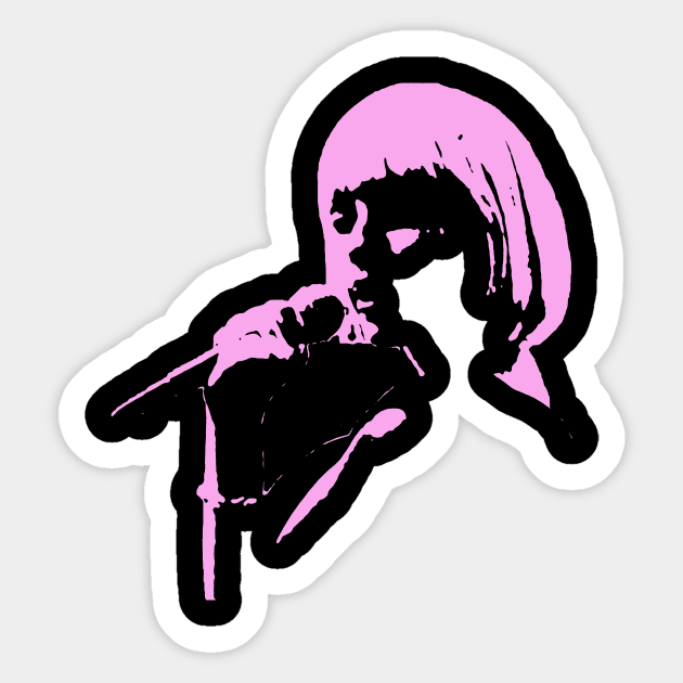 Scarlett Pink Sticker by MrGekko